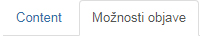 moznosti objave